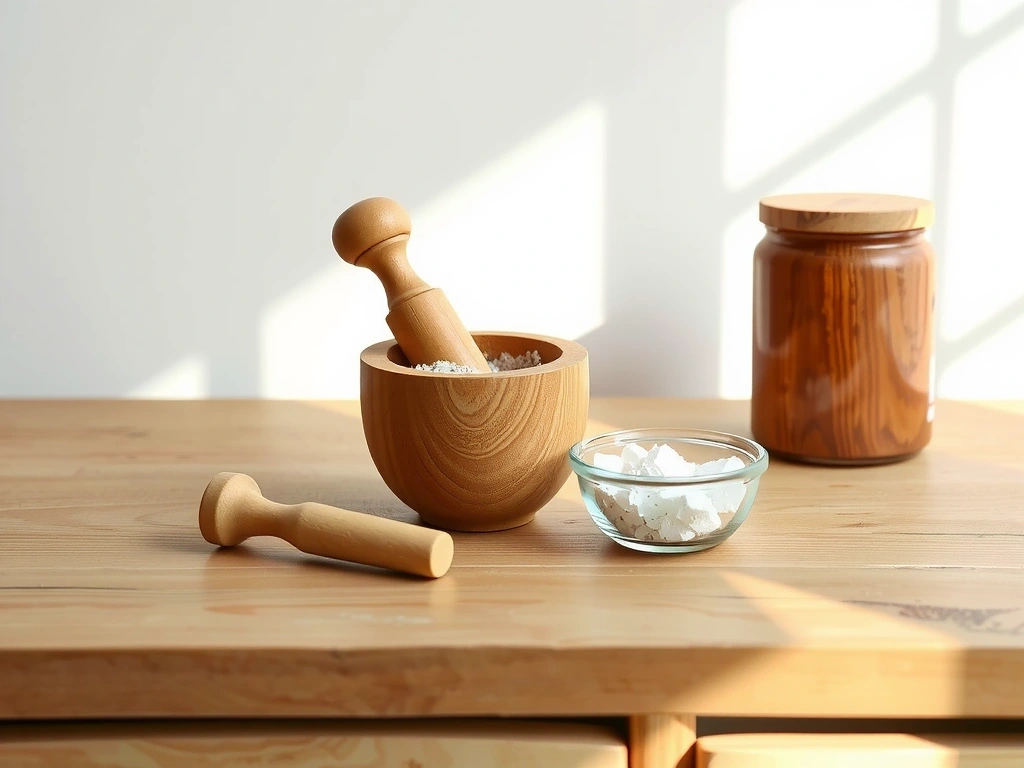 Wissenschaftliche Darstellung von Kreatin Kristallen auf einem Arbeitsplatz